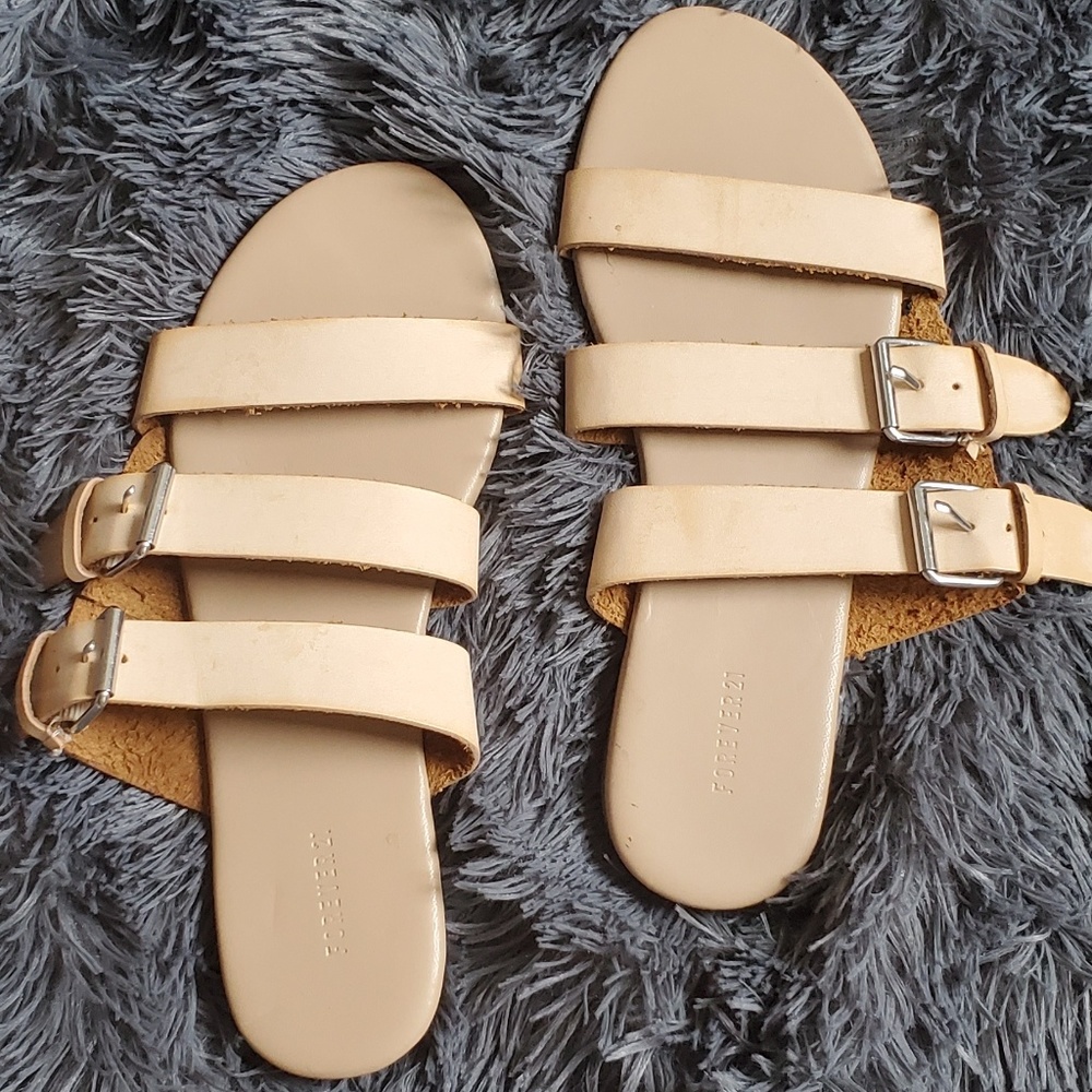 🎉 Strappy Forever 21 sandals